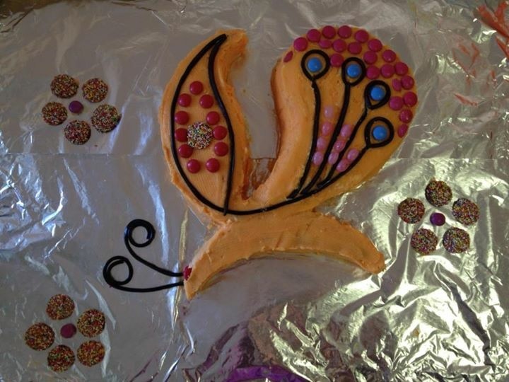 licorice cake butterfly kids children creative